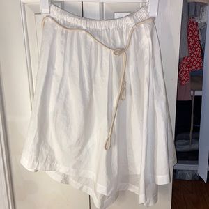 Vince white skirt